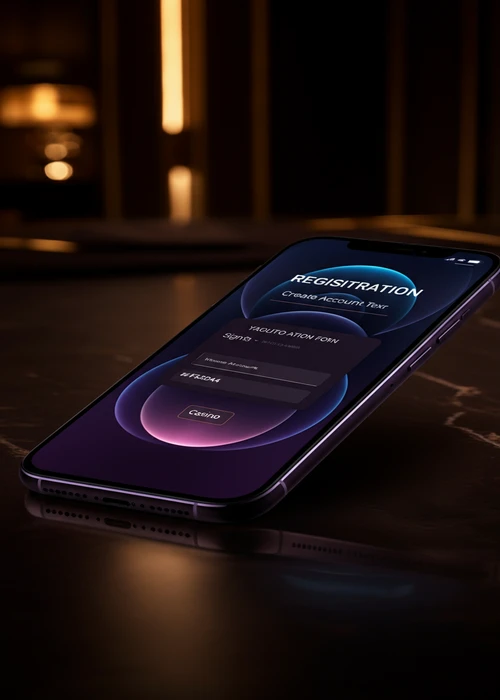 Visualizzazione del primo passaggio del modulo di registrazione di Betonred Casino, invitando gli utenti a creare il loro account.